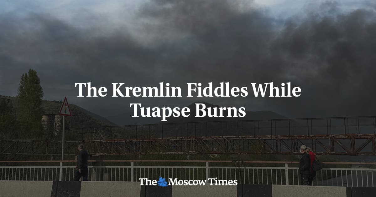 Oil Refinery Fire in Tuapse and Its Environmental Impacts