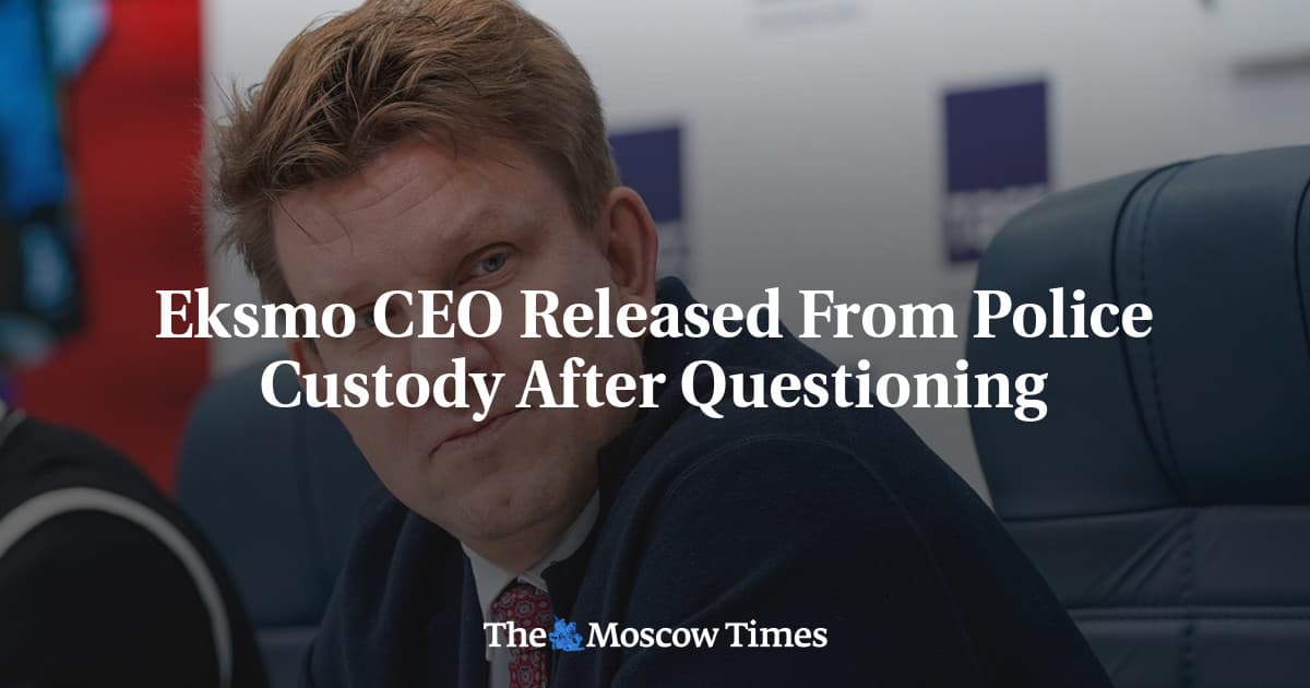 Eksmo CEO Yevgeny Kapyev Released After Police Interrogation
