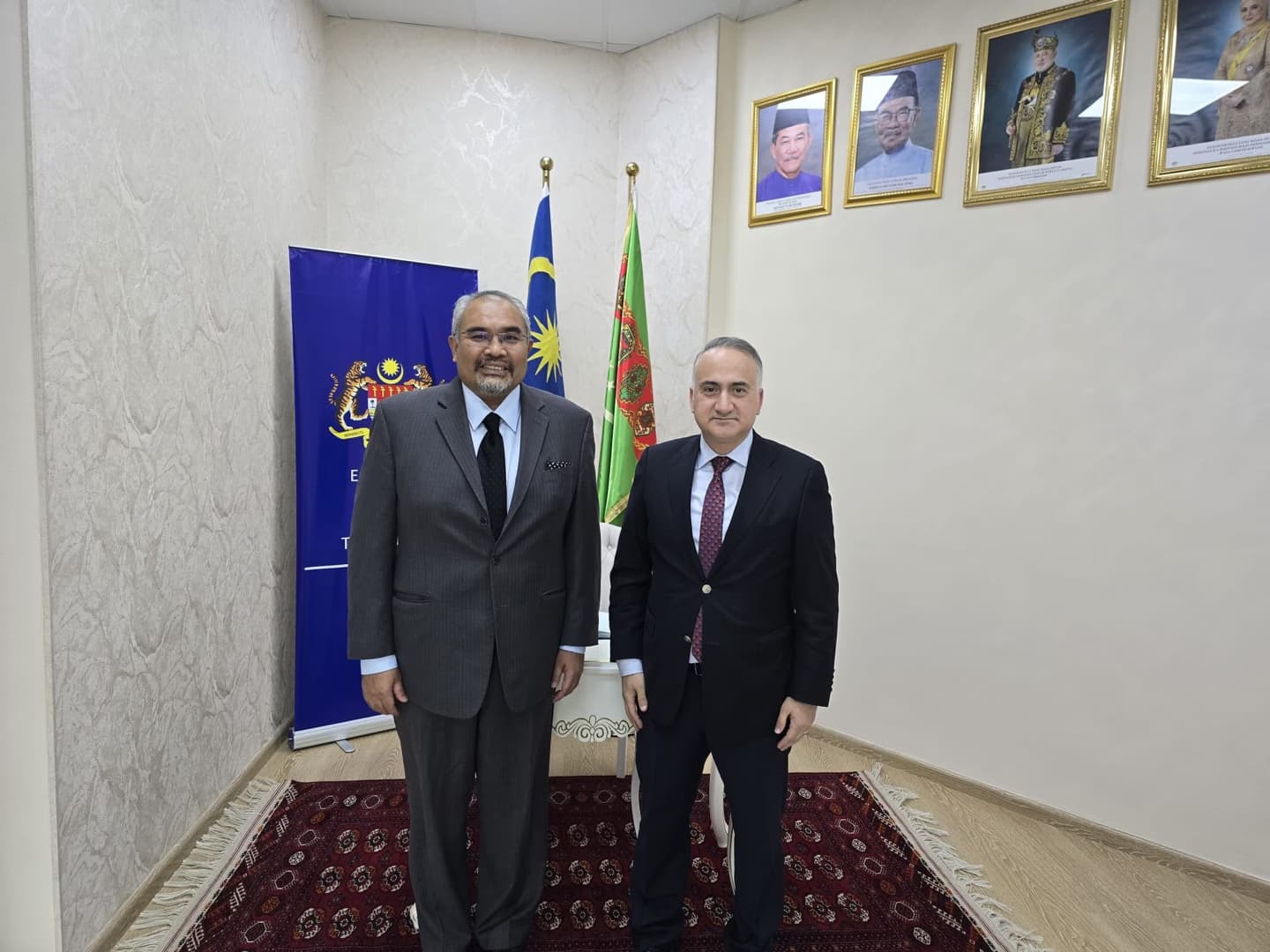 Türkiye's ambassador to Turkmenistan pays courtesy call on Malaysia's envoy