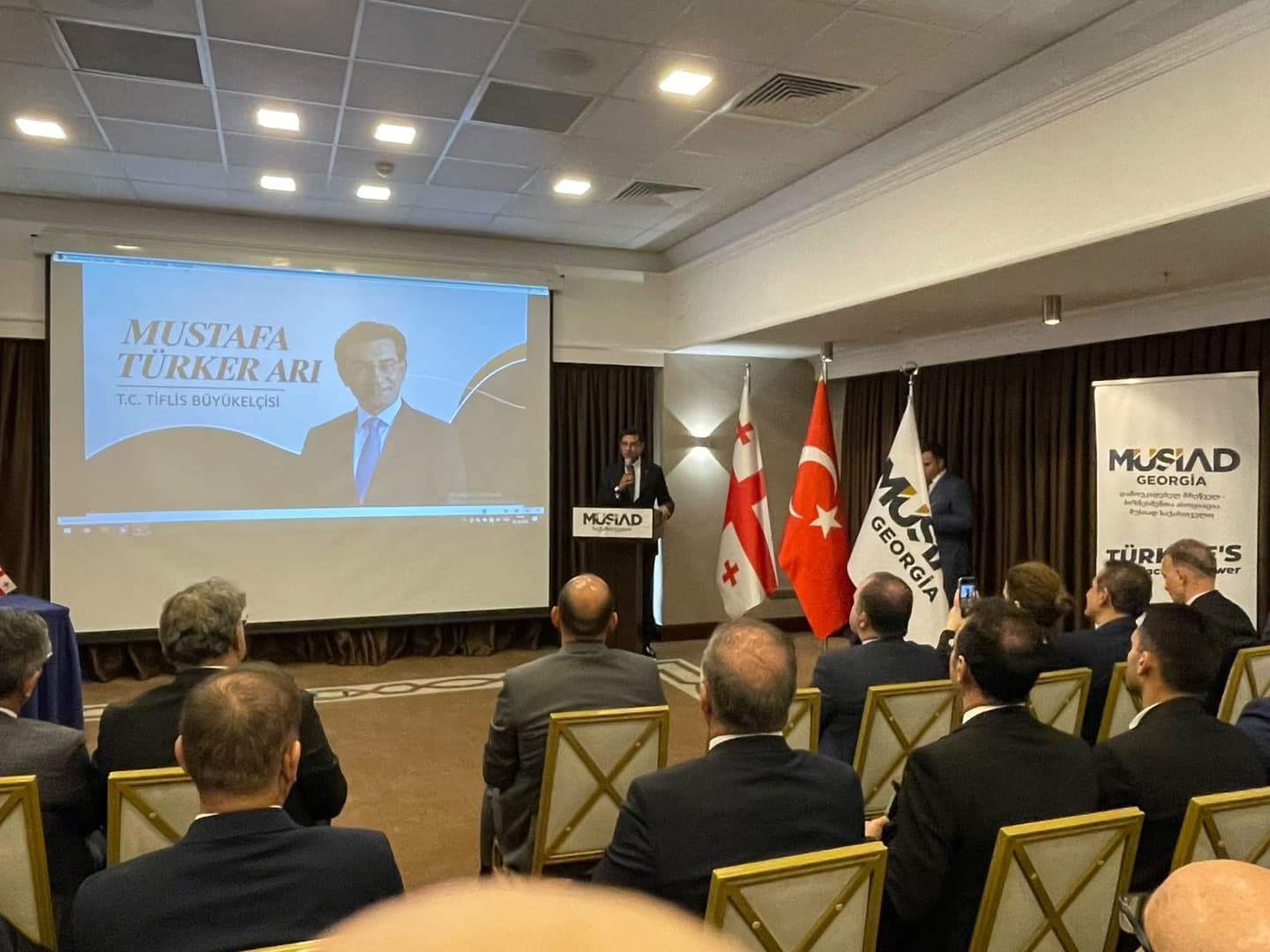 MÜSİAD President Özdemir and delegation visit Turkish Ambassador in Tbilisi